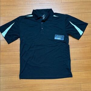 Black and White Men's Polo Shirt